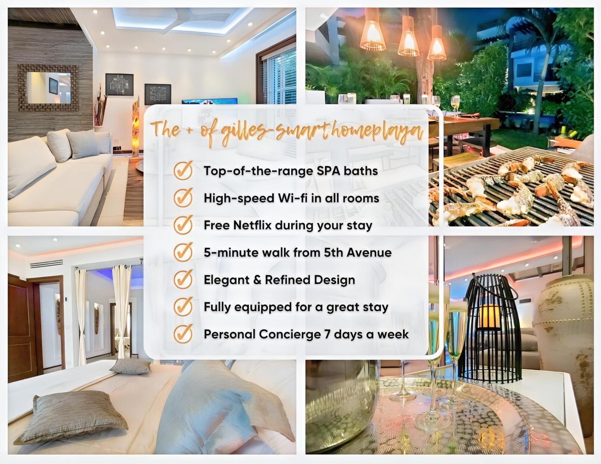 Luxury Duplex -4 Pers- 2Mn Beach&5Th Av, Pool, Gym プレヤデルカーメン エクステリア 写真